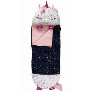Happy Nappers Pillow & Sleepy Sack Medium 54 x 20, Shimmer Unicorn